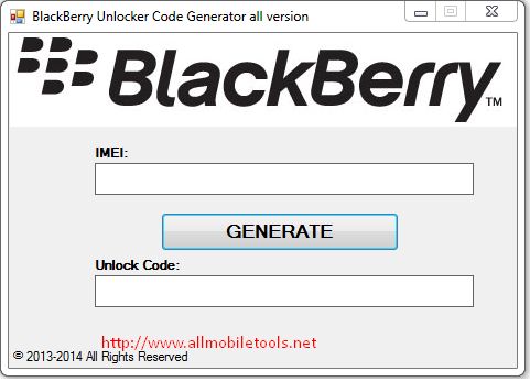 Blackberry unlock code free